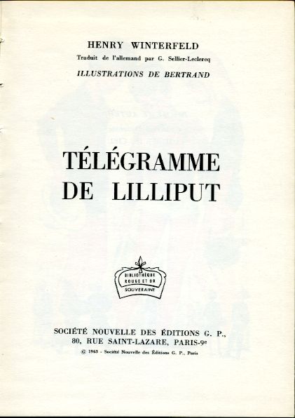 TelegrammeWINTERFELDpr TelegrammeWINTERFELDpr