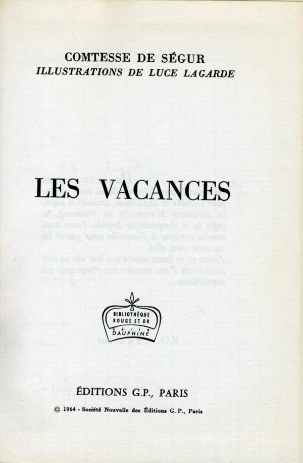 SEGUR Vacances Dauphine - 5 SEGUR Vacances Dauphine - 5
