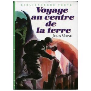 Voyage au centre de la terre, by Jules VERNE Hachette Bibliothèque verte Dépôt légal  1983