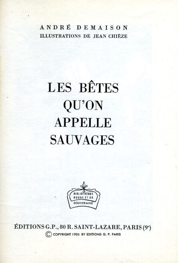 DEMAISON Sauvages 61 - 6