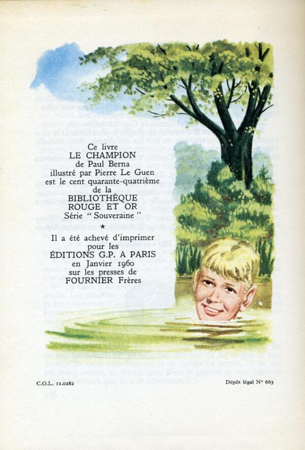 BERNA Champion Janvier 1960 - 30