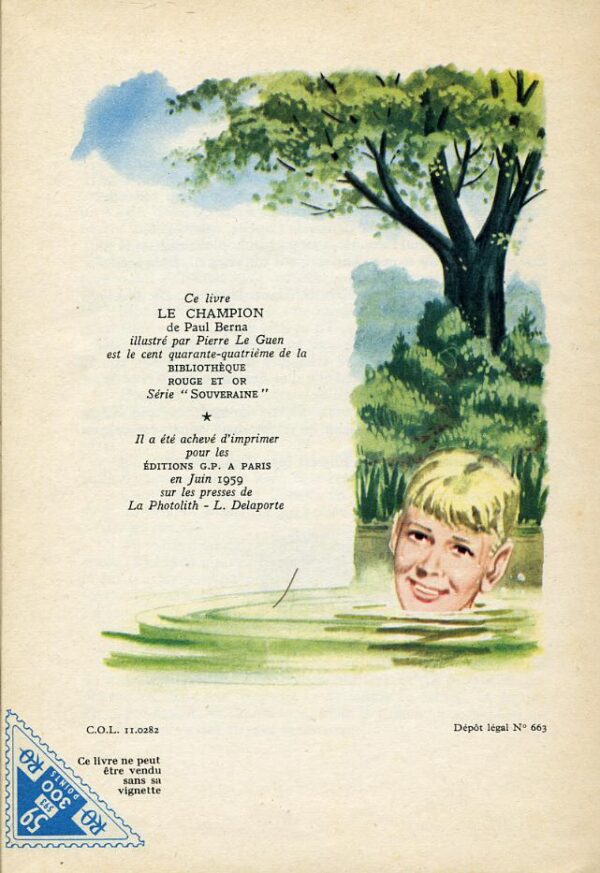 BERNA Champion Juin 1959 - 26
