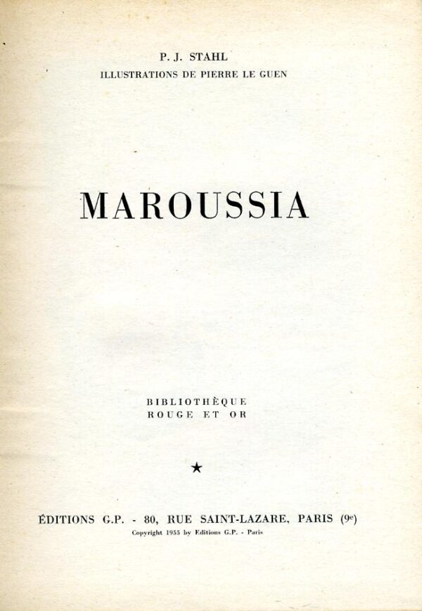 Stahl Maroussia - - 2