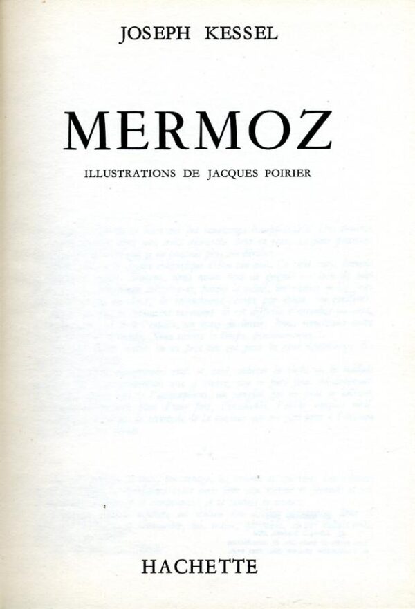 KESSEL Mermoz - - 3