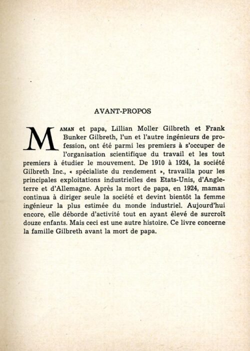 GILBRETH Treize - 29